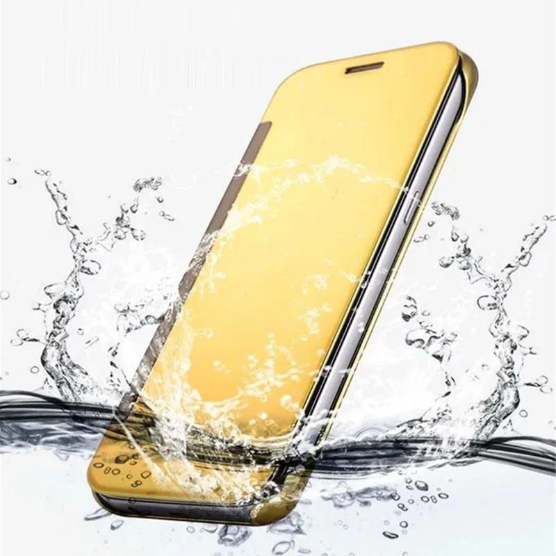 Semgceken класса люкс оригинальное зеркало clear view чехол для Samsung Galaxy s8 s 8/s8 plus s8plus Флип