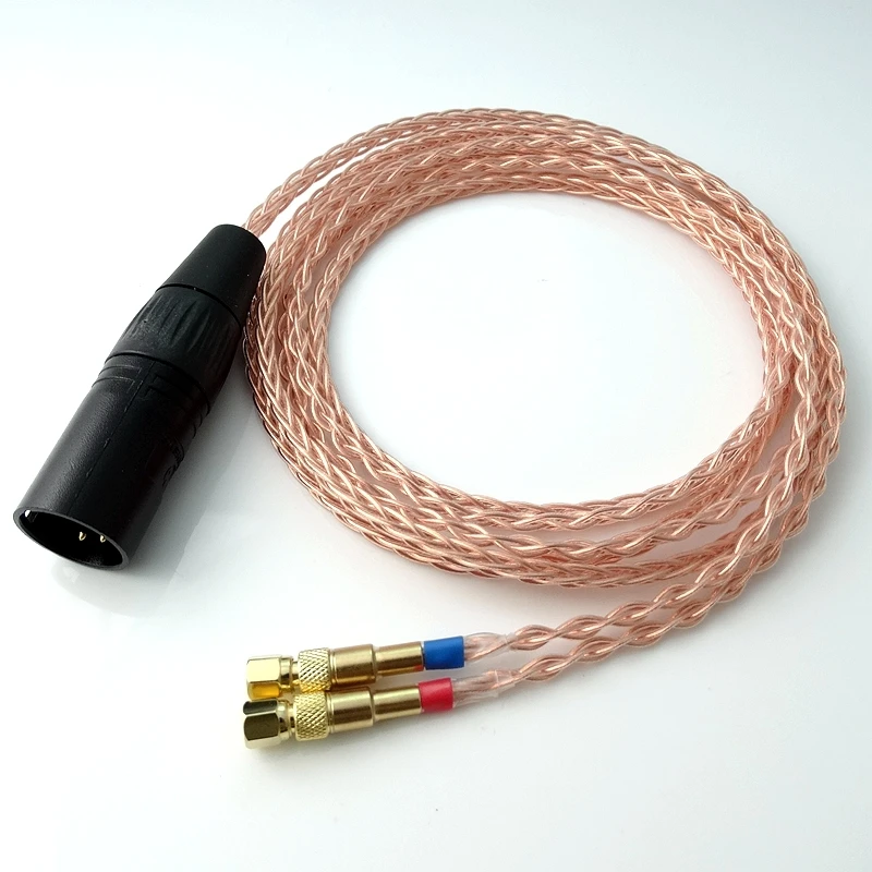 2 5 м 4 контактный сбалансированный Hi end fi 8 ядер 5n Pcocc медный кабель для наушников