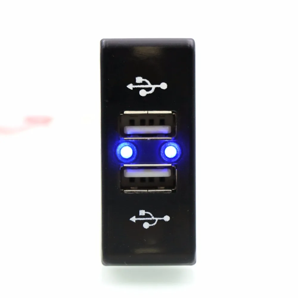 Зарядное устройство для автомобиля с двумя портами USB 5V 2.1A/2.1A Дополнительный