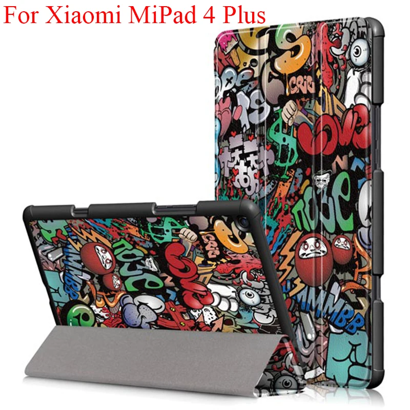 Чехол книжка из искусственной кожи с подставкой для Xiaomi MiPad 4 Plus 10 1 дюйма|Чехлы