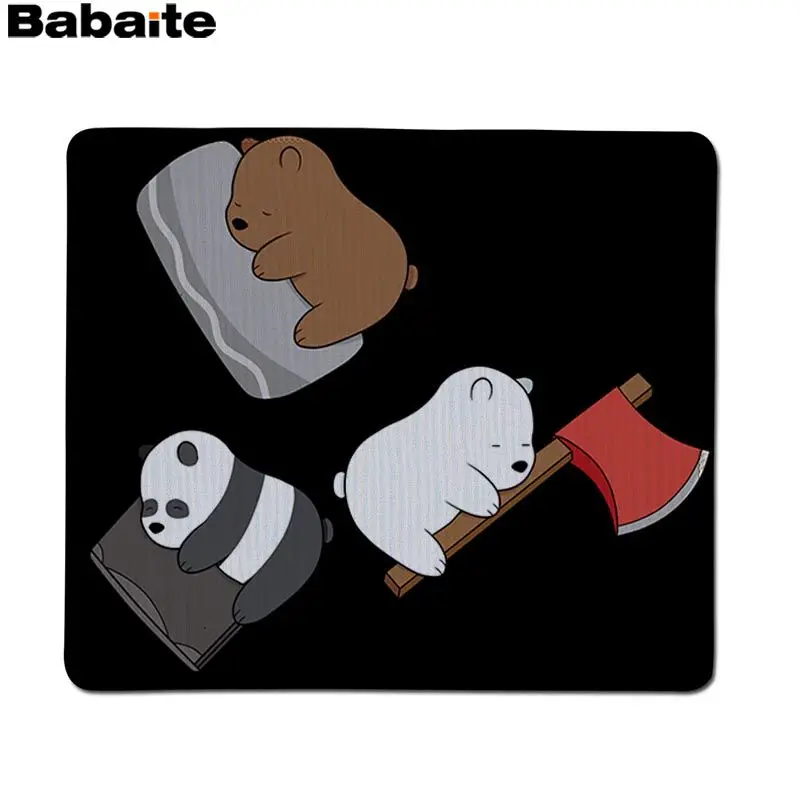 Lock Edge20x25cm Babaite мы вся правда о медведях сезон коврик для мыши Коврик для мыши Скорость/Управление версия большой игровой Мышь Pad - Цвет: Lock Edge20x25cm