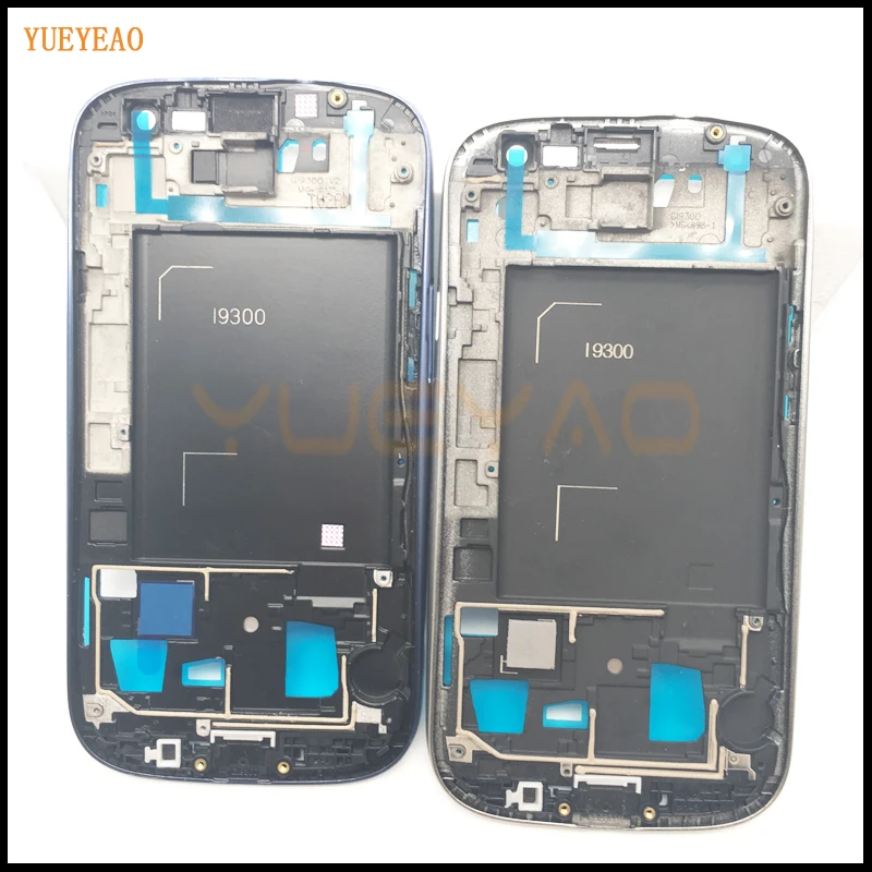 YUEYAO Корпус рамка Передняя Крышка для samsung Galaxy S3 III i9300 ЖК + передний ободок средней