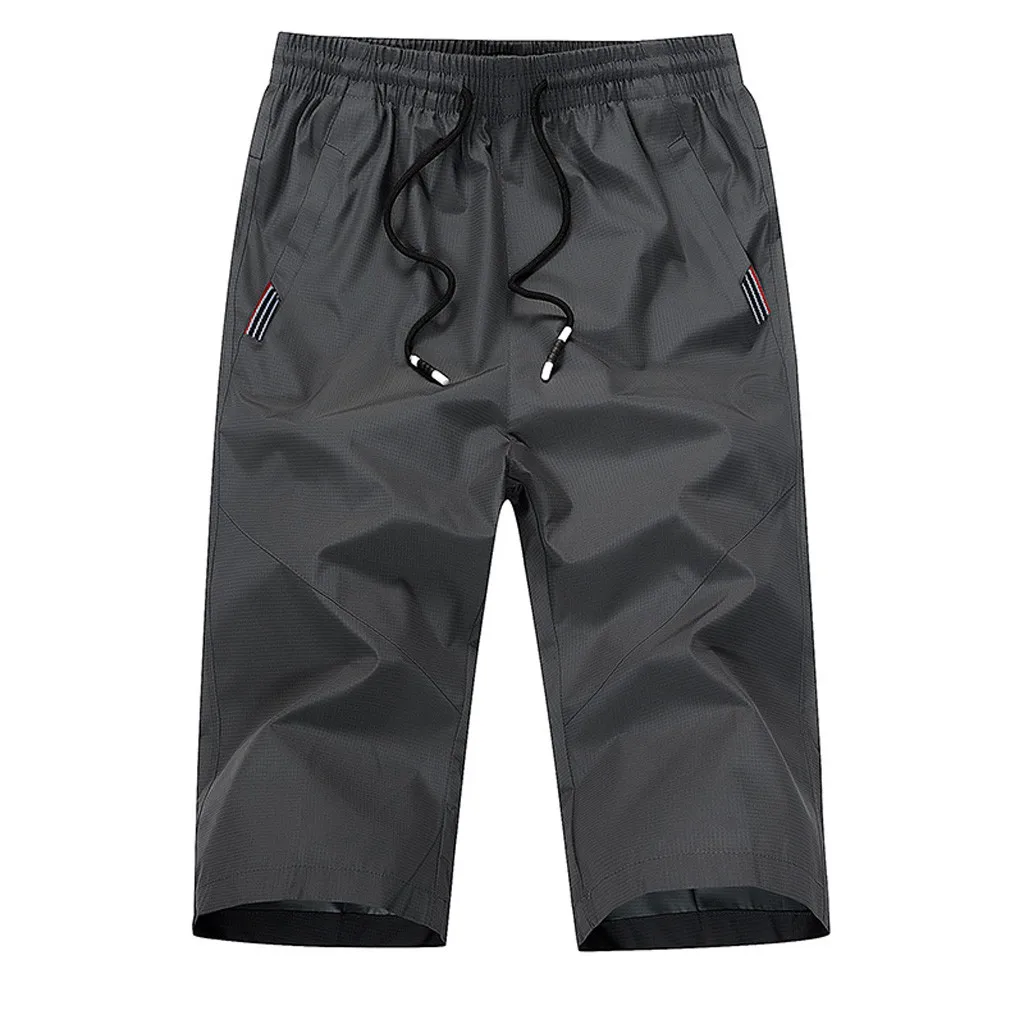 Dark grey Новые модные мужские спортивные шорты для бега, брюки для бодибилдинга, спортивные штаны для фитнеса, шорты для бега, повседневные спортивные мужские шорты - Color: Dark grey
