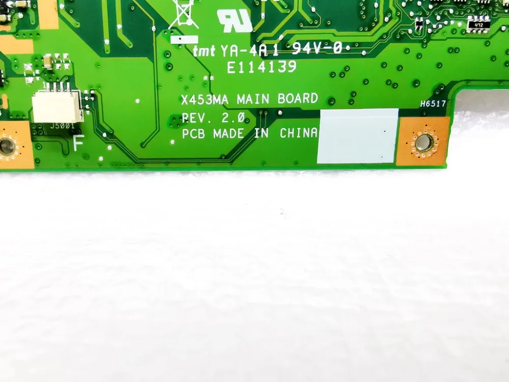 Оригинальная материнская плата для ноутбука ASUS X453MA N2930 REV 2 0 протестирована