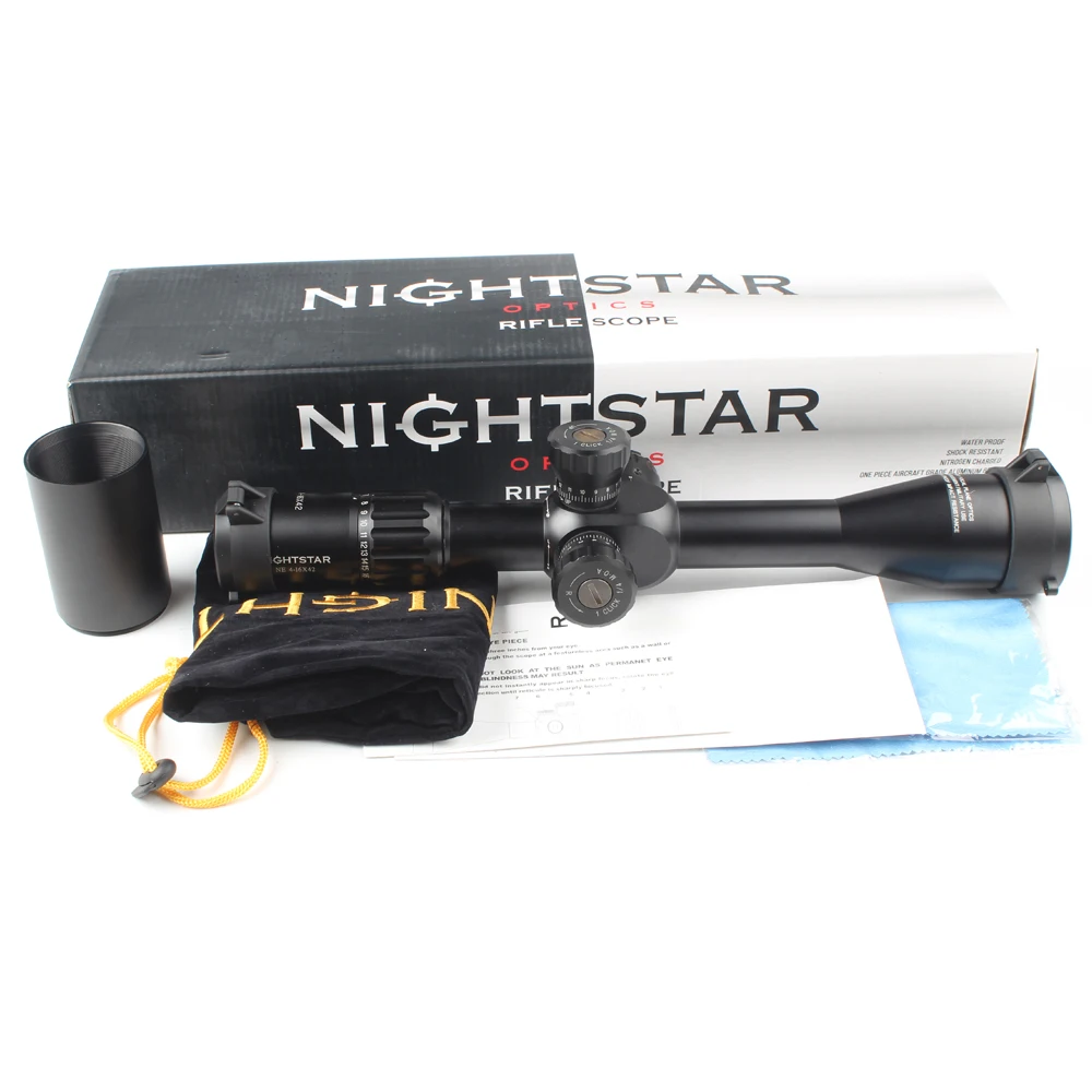 Тактический прицел NIGHT STAR 4-16x42SFFIRS оптический для винтовки снайпера охоты