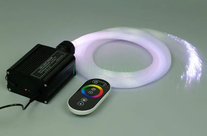 DIY Звездный потолочный волоконно оптический светильник rgb светодиодный источник