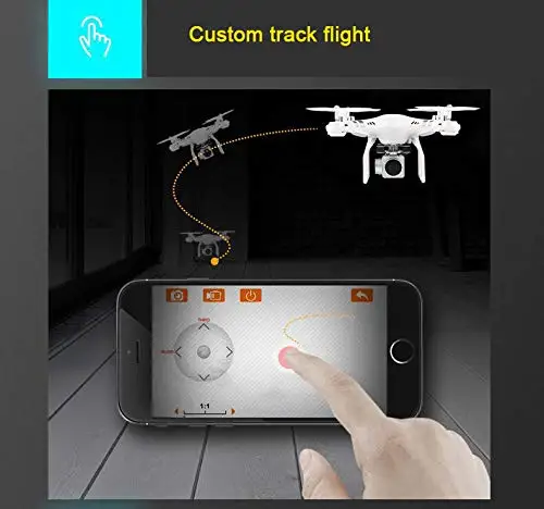 Дрон Hengfuntong Elec WiFi FPV с HD камерой 1080P складной Радиоуправляемый квадрокоптер