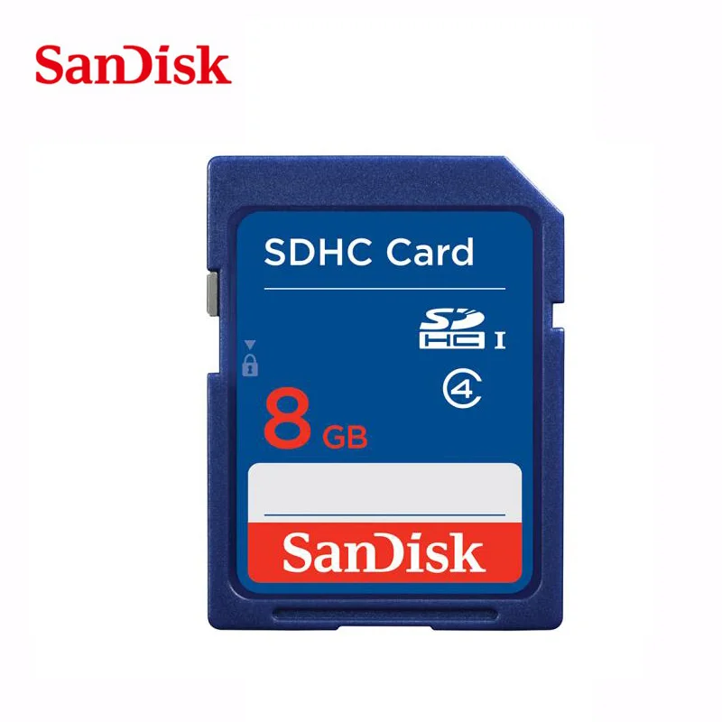 Оригинальная карта памяти SanDisk SD 32 ГБ 16 8 4 Гб C4 SDHC класс камеры sd Pass официальная