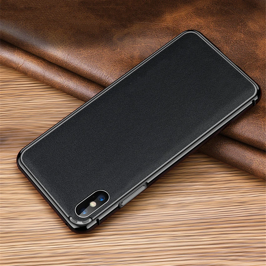 Чехол для телефона из натуральной кожи iPhone 6 7 8 plus съемная рамка мягкие чехлы