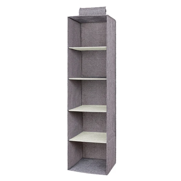 5 Layer Gray1 Бытовой творческий висит организатор ящик коробка держатель ткань нижнее бельё для девочек бюстгальтер женщина полотенца - Цвет: 5 Layer Gray1