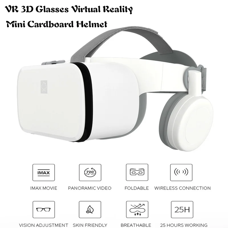 Наушники VR BOBO для 4-6 дюймов мобильный телефон Z6 3D очки виртуальной реальности