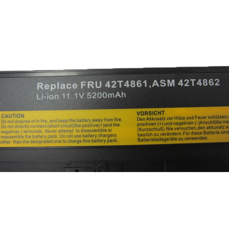 HSW 5200 мАч 6 ячеек Новый ноутбук батарея forthinkpad X220 X220i X220s 42T4863 42T4865 42T4866 42T4867 42T4875