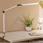 Креативсветодиодный Светодиодная настольная лампа, архитекторная Рабочая лампа, металлический поворотный кронштейн, регулируемая настольная лампа с зажимом, освесветильник верстака