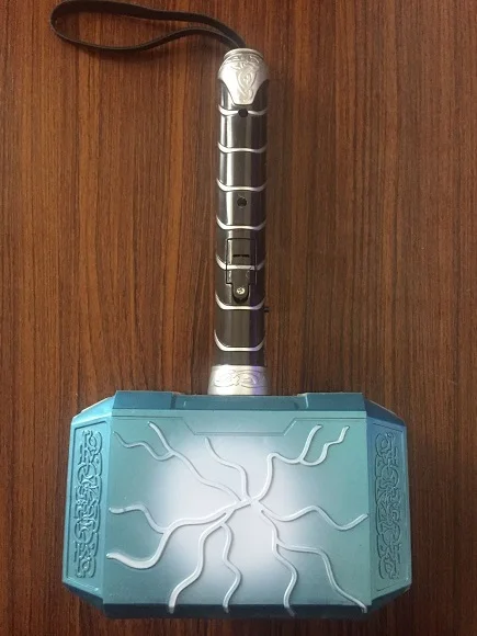 hammer Тор, Мстители серия Alliance игрушки 31 см светящиеся, голосовой Штурмовик Тор молот маска Хэллоуин шоу реквизит оружие Модель - Цвет: hammer