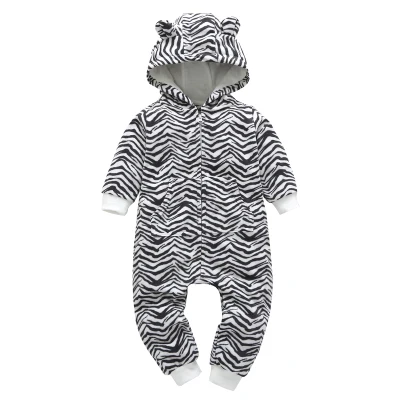 Для малышей, с милым медведем Комбинезон флисовый комбинезон Bebes кукла трансфер до теплая одежда с капюшоном на осень, комбинезоны для девочек Комбинезон Одежда для мальчиков Одежда для новорожденных, комплект детской одежды, Bebe - Цвет: 020-26