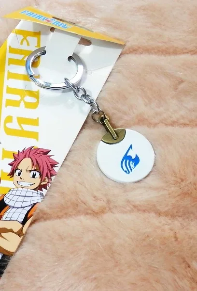 Оптовая продажа Аниме FAIRY TAIL логотип брелки для ключей подвеска на шею из