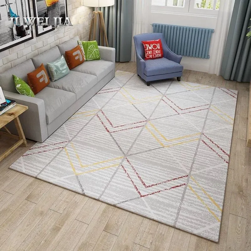 Геометрический Коврик в скандинавском стиле для гостиной диван журнальный