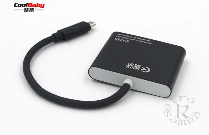 Горячая Распродажа для Coov SH350 портативная док станция Type C в HDMI адаптер
