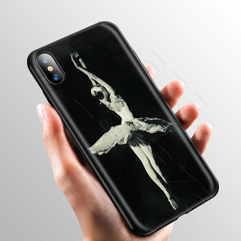 8 Lavaza девочка танец балет балерина тапочки чехол для iPhone 11 Pro XS Max XR X 8 7 6 6S Plus 5 5S se - Цвет: 8