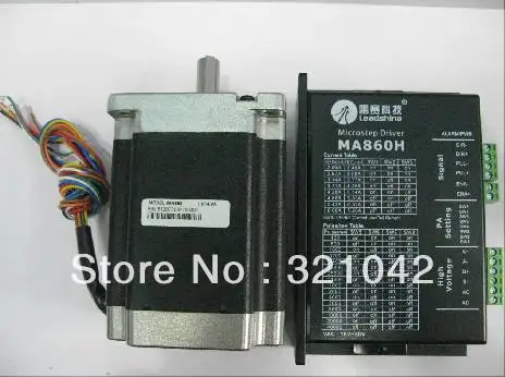 Leadshine NEMA34 двухфазный шаговый двигатель 8.5N. m гибридный 86HS85 + MA860H (DMA860H) 85kgf. См с 8
