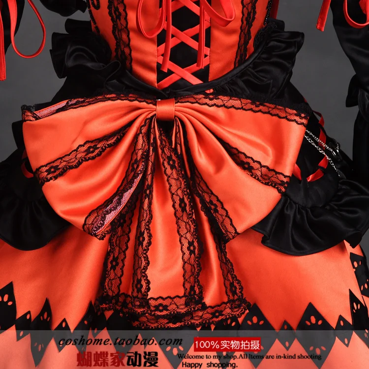 Костюм для косплея токисаки Куруми из аниме свидание|halloween costume|costume for womenhalloween