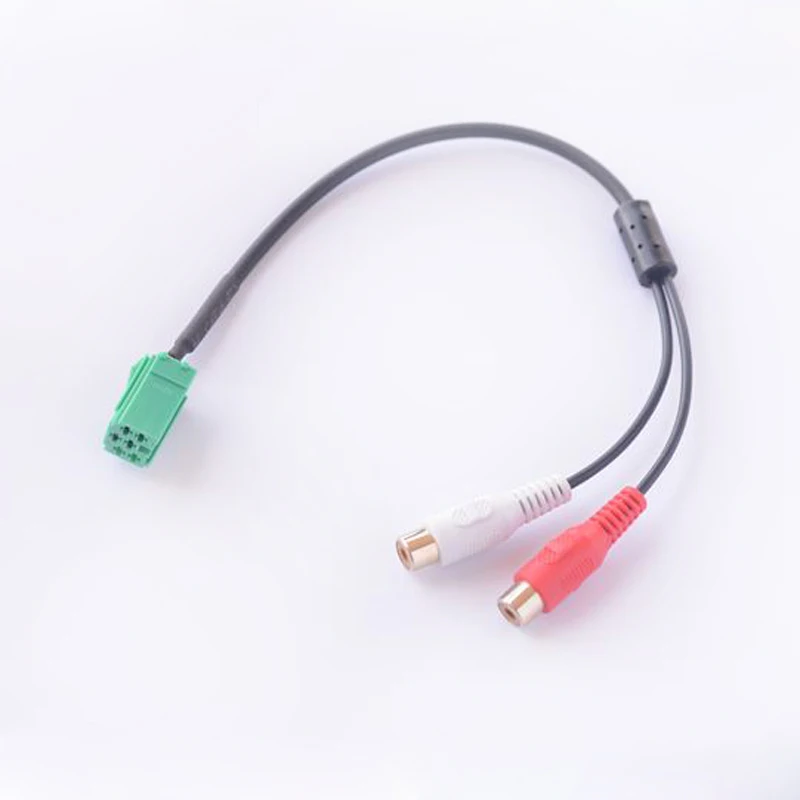Biurlink автомобильные аудиозапчасти RCA на Mini ISO 6 контактный разъем для автомобилей