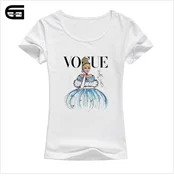 Брендовая женская футболка Vogue Sailor Moon с принтом Женская Повседневная футболка с коротким рукавом женская футболка тенниска Футболка Hipster B215