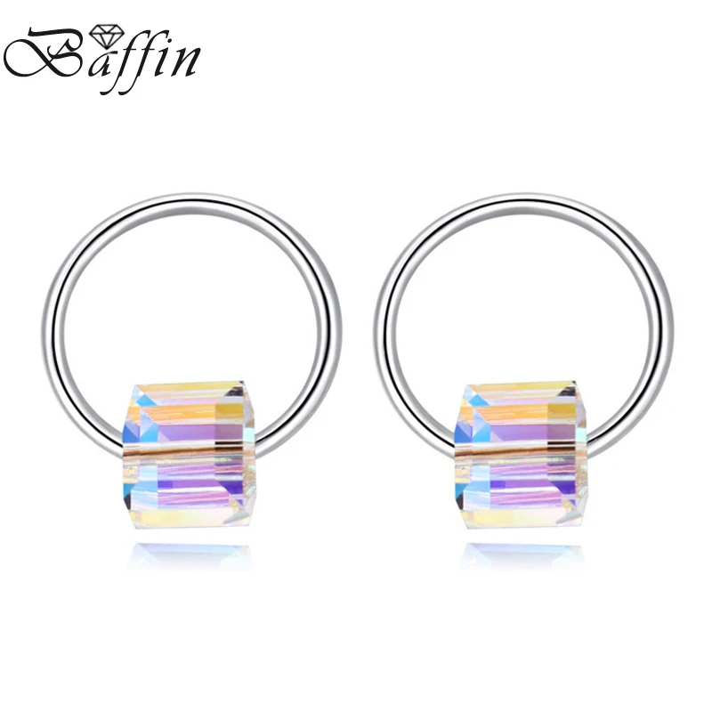 Женские серьги гвоздики с кристаллами в Корейском стиле|earrings for women|earrings women