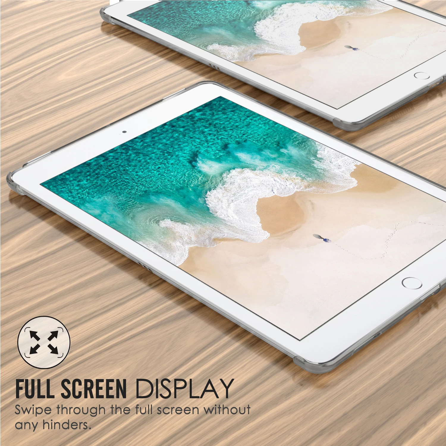 Чехол для iPad Pro 12,9 дюйма&, прозрачный тонкий жесткий пластиковый протектор/задняя крышка для iPad Pro официальная смарт-клавиатура