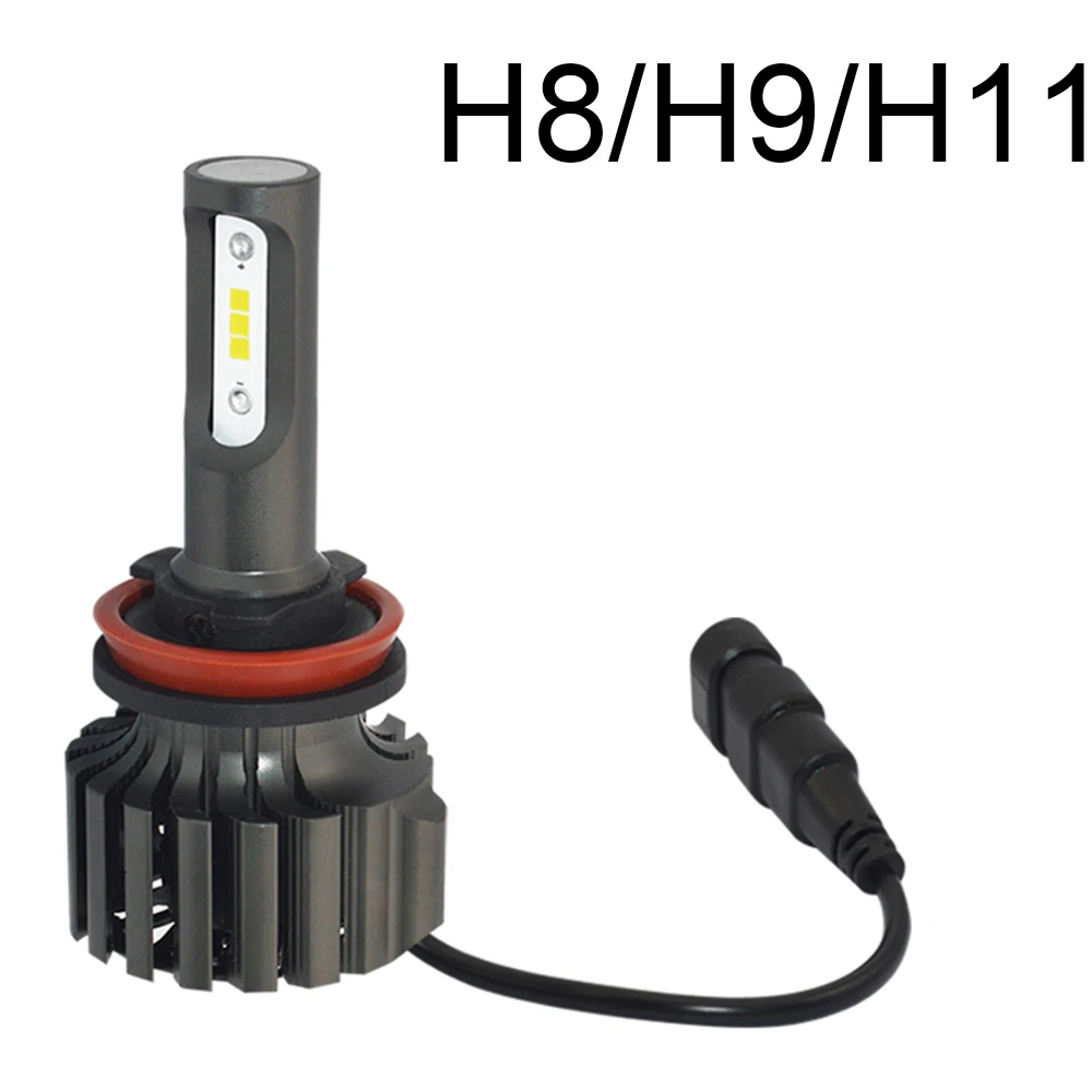 EURS V1S Canbus фар автомобиля светодиодный H4 H7 6000K светодиодный лампы H11 H8 H1 H3 9005 9006 880 881 H27 H15 PSX24W 5202 Противотуманные фары для автомобилей