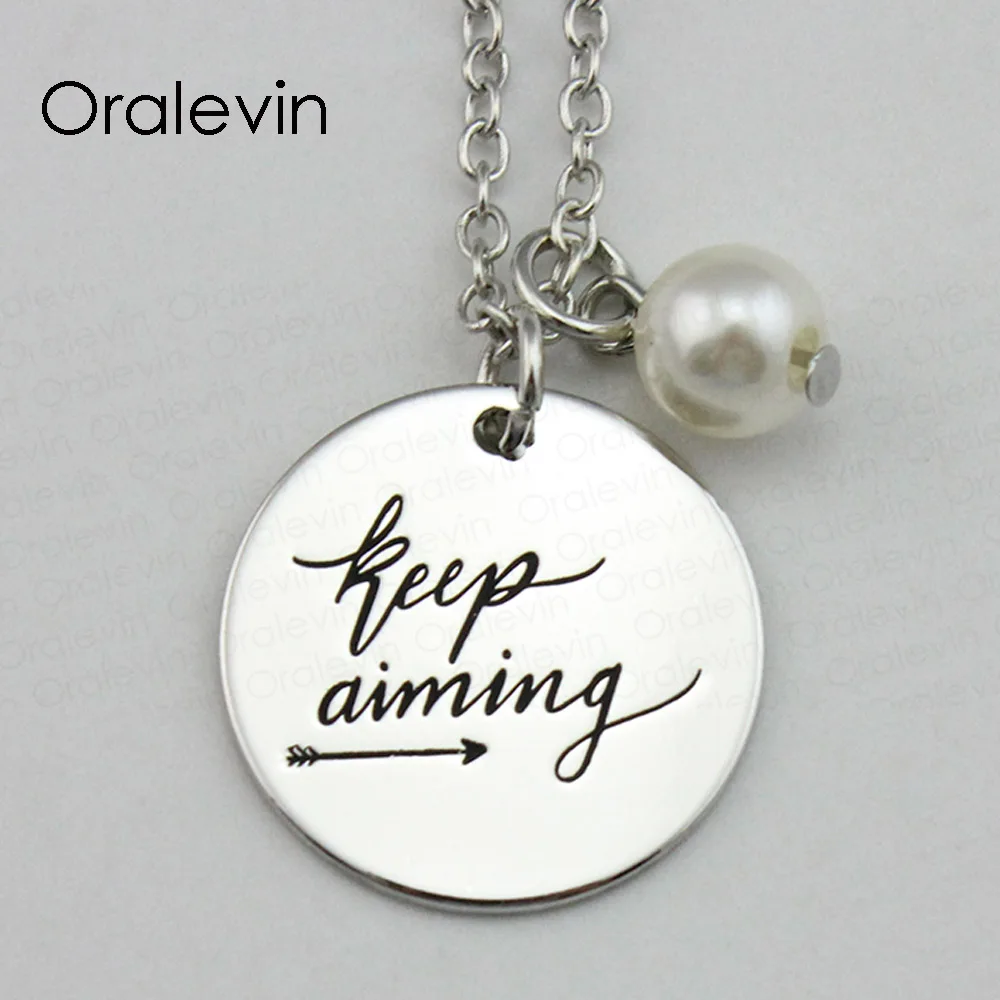 Модные вдохновляющие аксессуары с ручной гравировкой подвески на заказ ожерелье