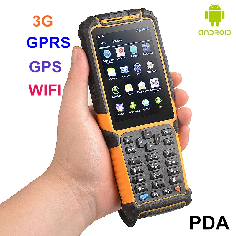 Android POS портативный сборщик данных gsm сканер для мобильного телефона|pos portable|portable