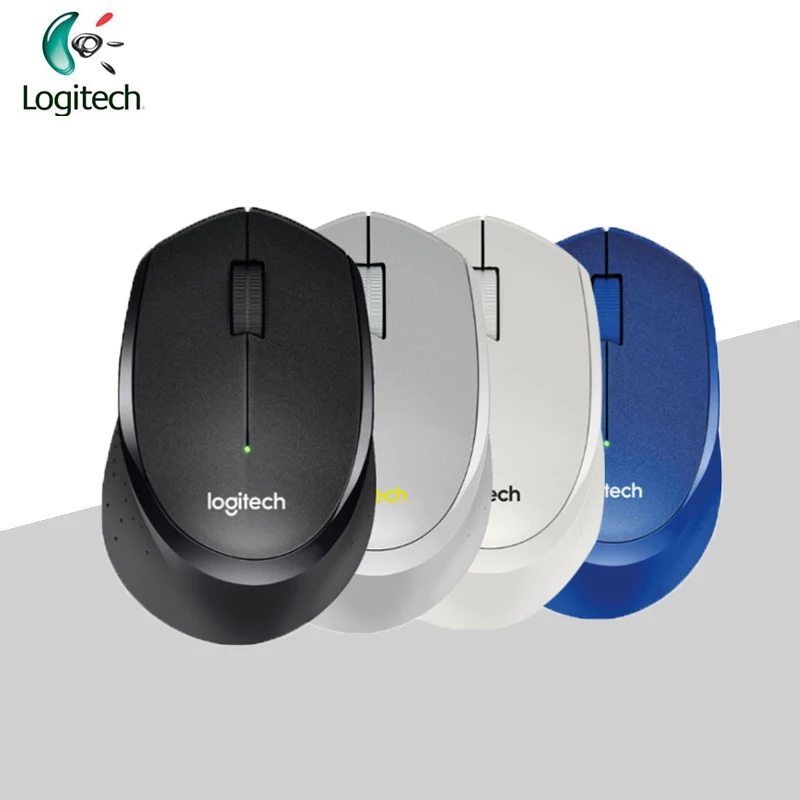 Двусторонняя роликовая беспроводная мышь Logitech M330 с usb приемником поддерживает