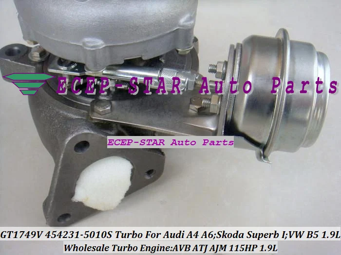 GT1749V 454231 5010S 0006 5009S 038145702L R турбо для Audi A4 A6 Superb Volkswagen Vw AVB ATJ AJM 1.9L|turbocharger china|b5 cdturbocharger