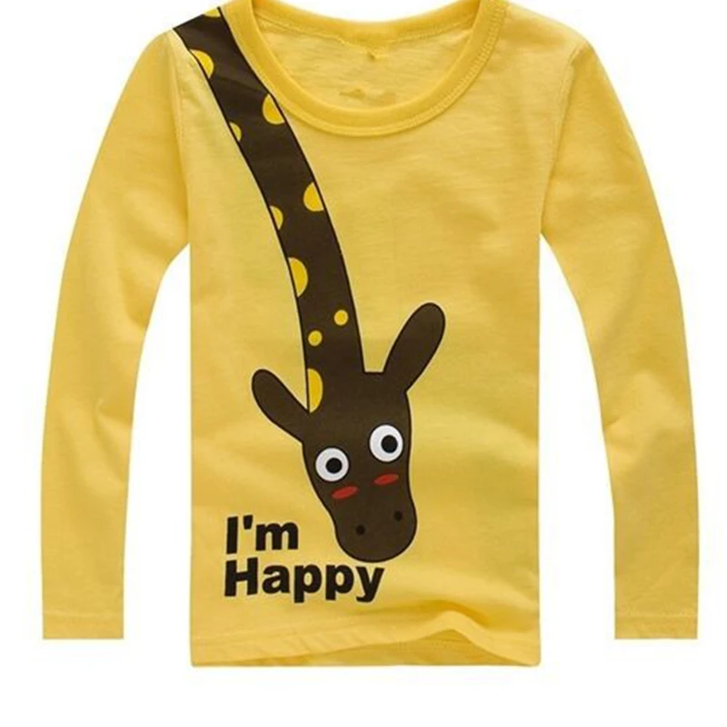 Новинка 2017 года футболка для мальчиков хлопковая с длинными рукавами детская