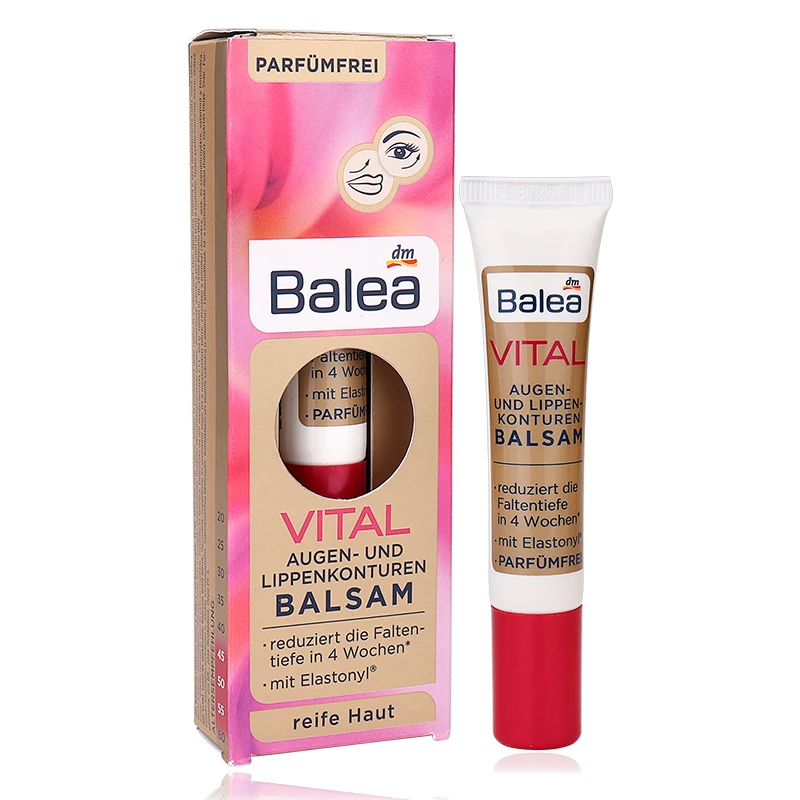 Balea Vital баобаб экстракт глаза губы Сыворотки инъекции гиалуроновой кислоты для