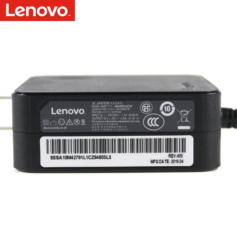 20V 3.25A 65W AC адаптер питания зарядное устройство для ноутбука lenovo IdeaPad310S-14/15 YOGA710 7000 air13 pro Air 14 510s 310s 310 5000