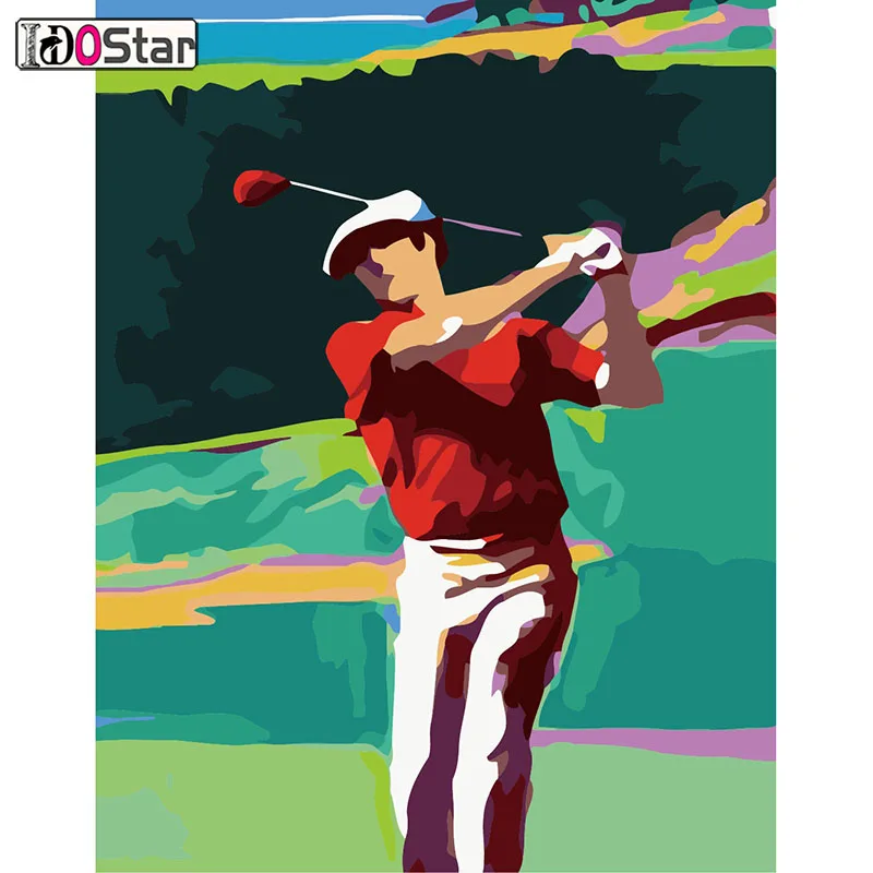 Картина маслом в рамке DIY по номерам на холсте для гостиной настенный Декор дома