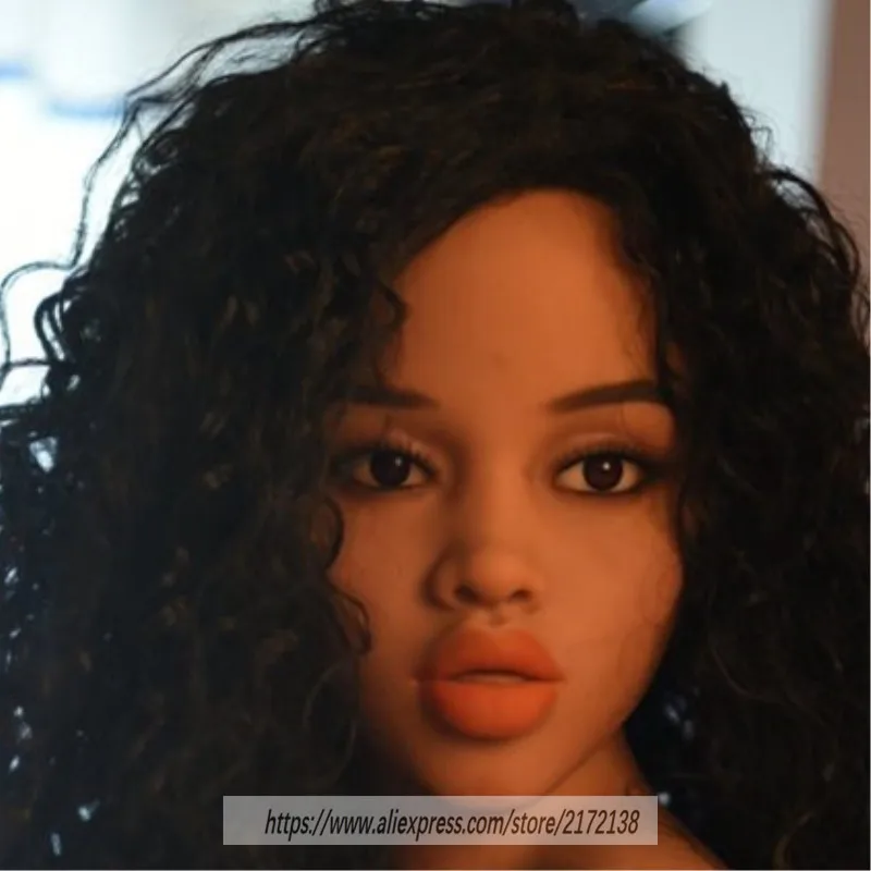Новое поступление WMDOLL кукла голова для африканских женщин секс куклы мужчин