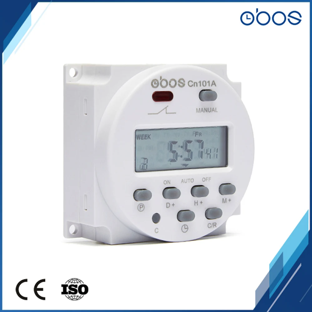 

power outage memoryc12V programmable timer switch built-in battery cn101a with 16 times on/off weekly time set unit 1min-168 H
