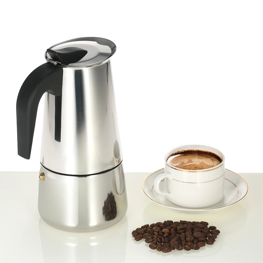 450 мл/300 мл/200 мл/100 мл кофеварка эспрессо Percolator Кофеварка Mocha Pot для использования