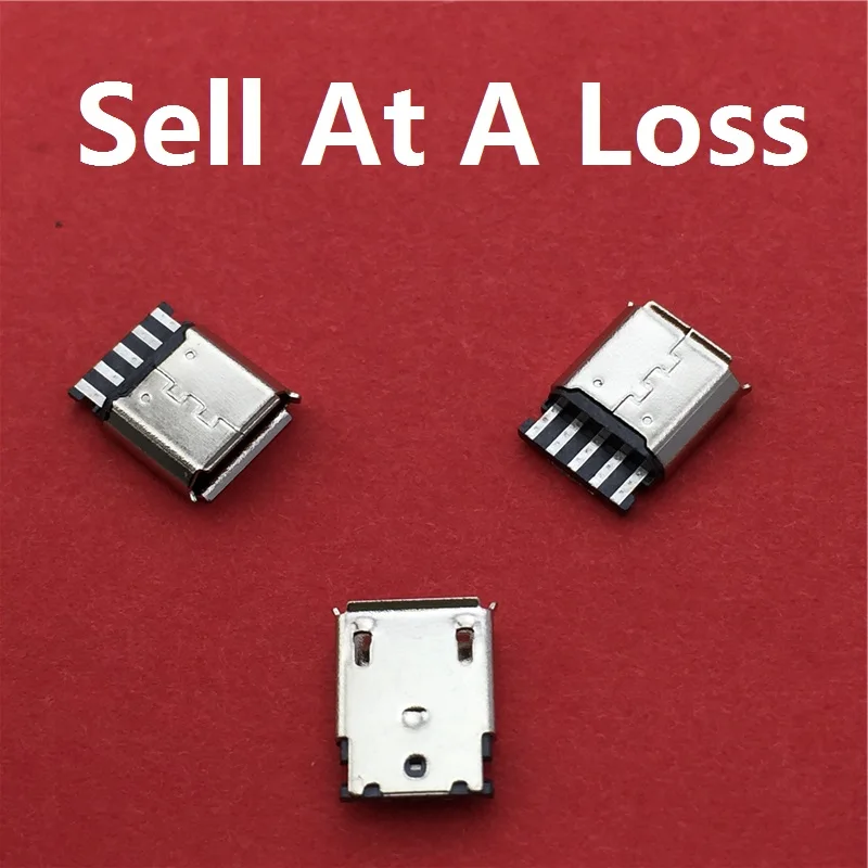 10 шт./лот 5 контактный разъем Micro USB G33 тип сварки для зарядки хвоста мобильный