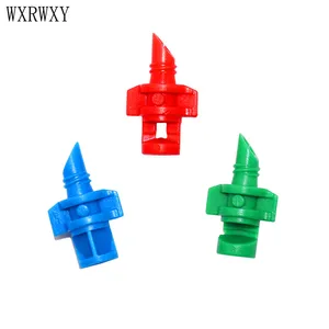 80pcs Refraction Spray Nozzle Drip Tape Irrigation Mist Spray Nozzle 90 180 360 Degree Plant Sprayer WATER SPRAY to Garden