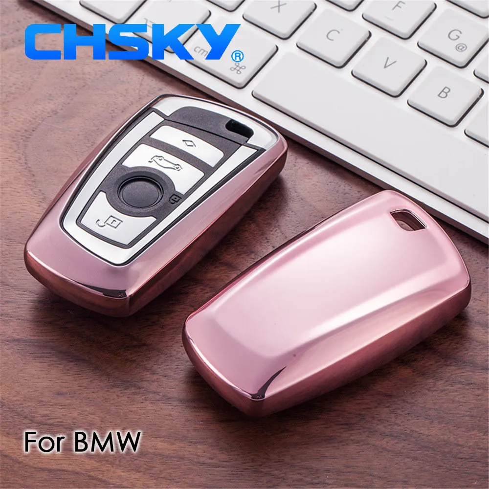 CHSKY TPU чехол для ключей BMW F10 G30 F30 E30 F31 5 1 СЕРИЯ X3 X4 E46 автомобиля брелок