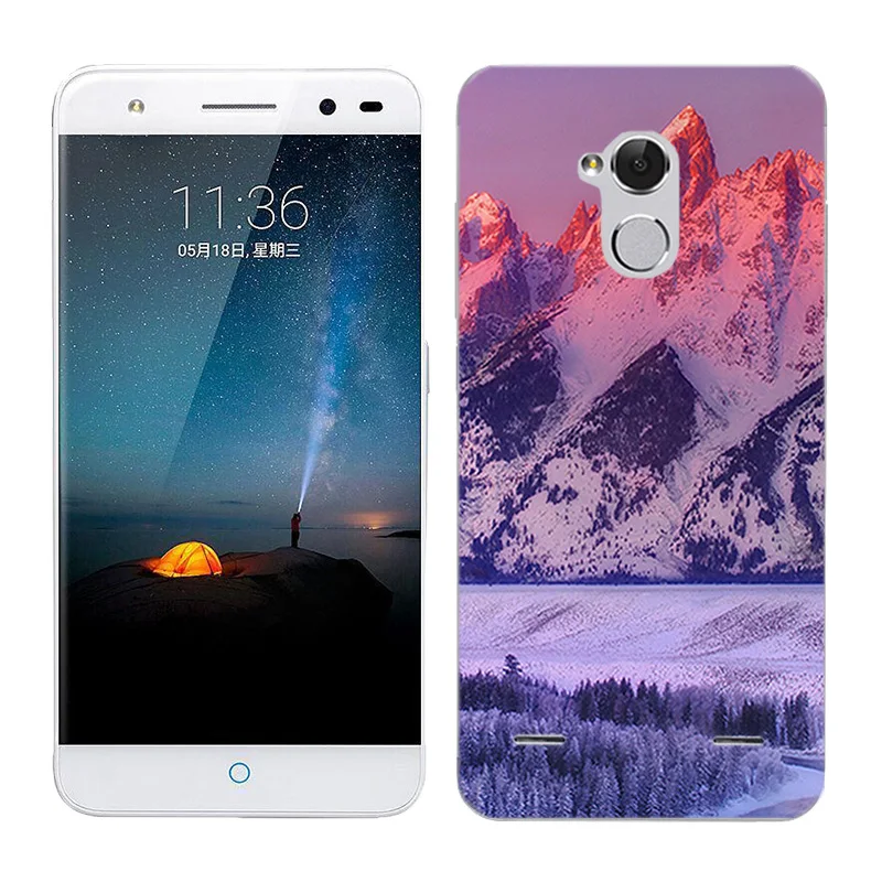25 Мягкий силиконовый чехол для телефона zte Blade V7 Lite, прозрачный чехол с изображением Луны и земли, 5,0 дюйма, задняя крышка для zte Blade V 7 Lite, чехол - Цвет: 25