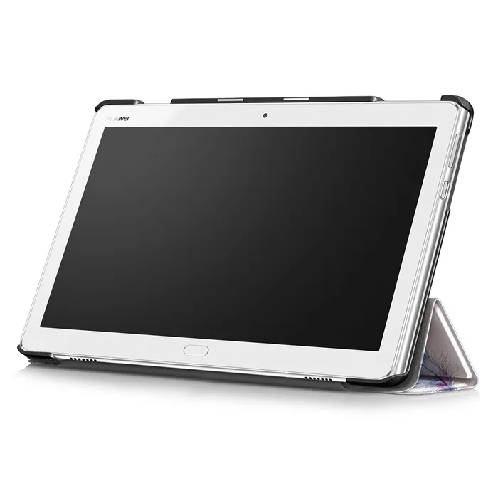 Полиуретановый чехол-подставка для huawei Mediapad M3 Youth Lite 10 BAH-W09 BAH-AL00 10," Tablet+ 2 шт Защитная пленка для экрана