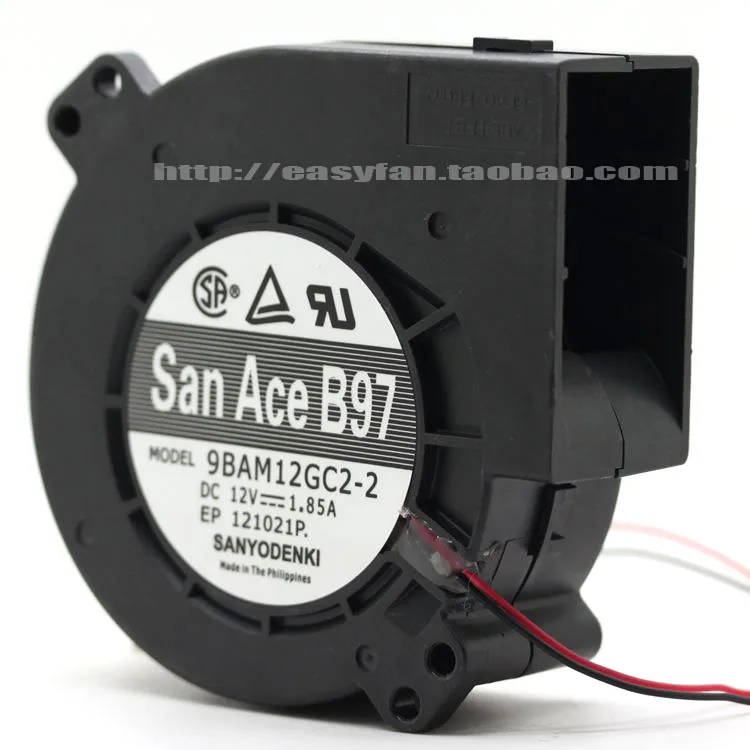 Подержанный вентилятор SANYO DENKI SAN ACE 9BAM12GC2 2 12 В 9733 А|cooling fan|san acesanyo denki |