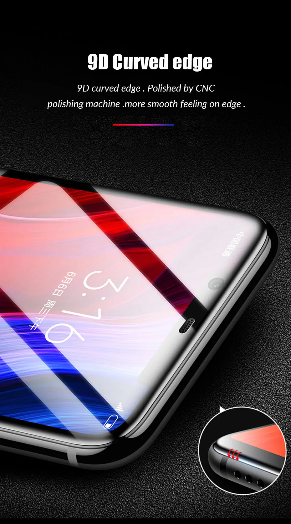 9D изогнутое закаленное стекло для Xiaomi mi 8 mi 8 A2 Lite защита экрана полное покрытие Защитное стекло для Xiaomi mi 8 A2 Lite Pro SE
