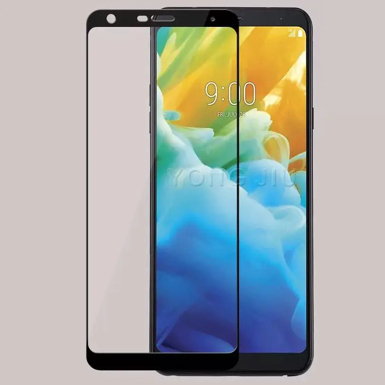 Полное покрытие закаленное стекло для LG Q Stylus Plus Защитная пленка экрана Sylus + |