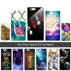 Мягкий чехол из ТПУ для Sony Xperia Z3 Compact Mini D5803 D5833, прозрачный силиконовый чехол для Sony Xperia Z3 Mini Animals Coque